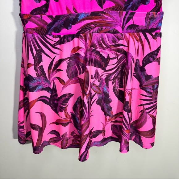 Torrid Flutter Sleeve Skater Swim Dress With Brief Size 1x - Picture 10 of 15